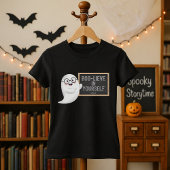 Leuke Halloween Ghost BOO-LIEVE in Jezelf Leraar T-shirt