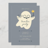 Leuke Halloween Ghost Party uitnodiging (Voorkant / Achterkant)