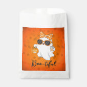 Leuke Halloween Ghost Pumpkin Spice Gepersonalisee Bedankzakje (Voorkant)