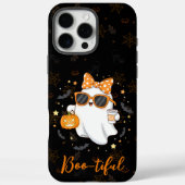 Leuke Halloween Ghost Pumpkin Spice Gepersonalisee Case-Mate iPhone Case (Achterkant)