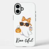 Leuke Halloween Ghost Pumpkin Spice Gepersonalisee Case-Mate iPhone Case (Achterkant)