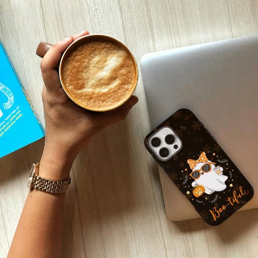Leuke Halloween Ghost Pumpkin Spice Gepersonalisee Case-Mate iPhone Case