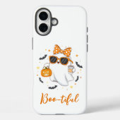 Leuke Halloween Ghost Pumpkin Spice Gepersonalisee Case-Mate iPhone Case (Achterkant)