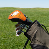 Leuke Halloween Ghost Pumpkin Spice Gepersonalisee Golfheadcover (Insitu)