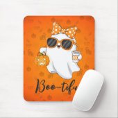 Leuke Halloween Ghost Pumpkin Spice Gepersonalisee Muismat (Met muis)