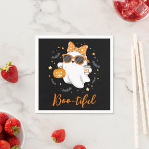 Leuke Halloween Ghost Pumpkin Spice Gepersonalisee Servet