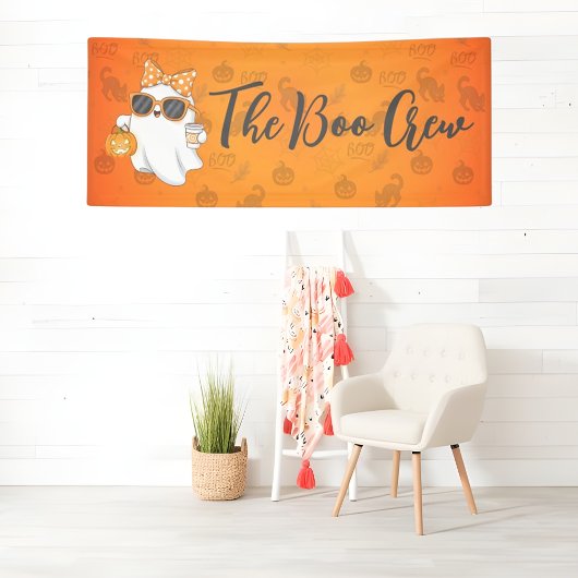 Leuke Halloween Ghost Pumpkin Spice Gepersonalisee Spandoek