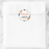 Leuke Halloween Ghost Spooktacular Verjaardagsfees Ronde Sticker (Tas)
