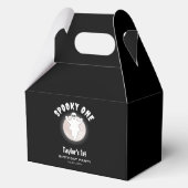 Leuke Halloween Ghost Spooky Een Eerste 1e Verjaar Bedankdoosjes (Achterkant)