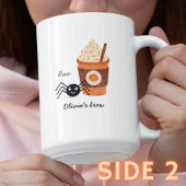 Leuke Halloween Ghosts Spider Pumpkin Spice Custom Tweekleurige Koffiemok