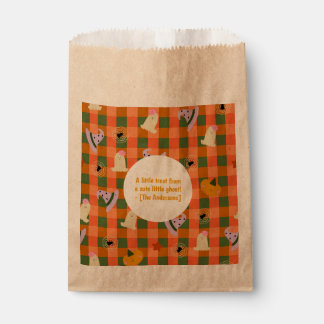 Leuke Halloween Gingham Geest Heksenhoed Feest Bedankzakje