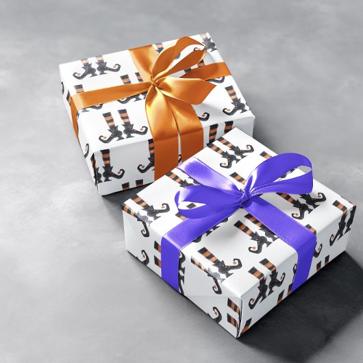 Leuke Halloween Heks Voeten Schoenen Sokken Cadeaupapier