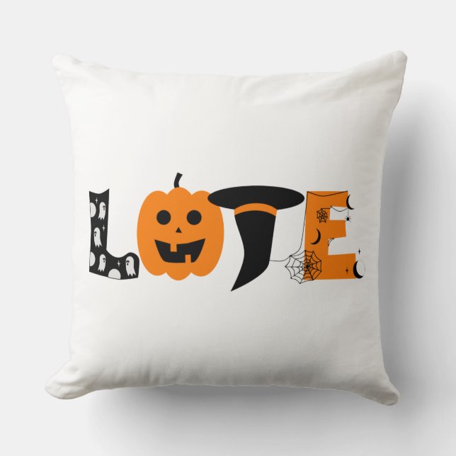 Leuke Halloween illustratie Kussen (Voorkant)
