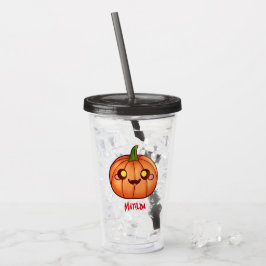 Leuke Halloween Jack O Lantern Acryl Drinkbeker