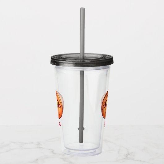 Leuke Halloween Jack O Lantern Acryl Drinkbeker (Rechts)