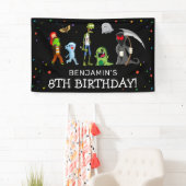 Leuke Halloween Kinderverjaardagsfeestje Spandoek (Insitu)