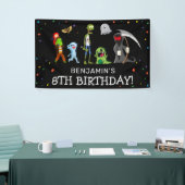 Leuke Halloween Kinderverjaardagsfeestje Spandoek (Beurs)