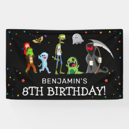 Leuke Halloween Kinderverjaardagsfeestje Spandoek