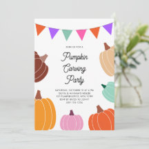 Leuke Halloween Kleurrijke Kinderen Pompoen Snijfe