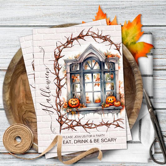 Leuke Halloween Kostuum Party Uitnodiging