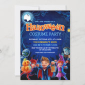 Leuke Halloween Kostuum Party Verjaardag Kaart (Voorkant)