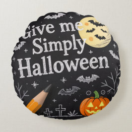 Leuke Halloween kussenhoes Rond Kussen