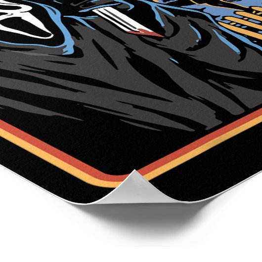 Leuke Halloween Laten we kijken Horror Films Ghost Poster (Hoek)