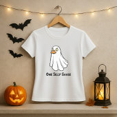 Leuke Halloween One Gekke Goose T-shirt; Spookkost T-shirt