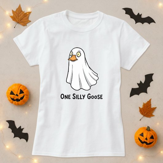 Leuke Halloween One Gekke Goose T-shirt; Spookkost T-shirt