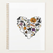 Leuke Halloween-ontwerpen Halloween-hart Planner (Voorkant)