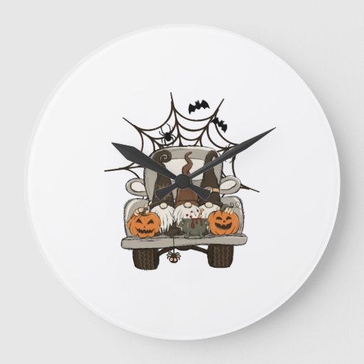 Leuke Halloween-ontwerpen Halloween-kabouters op e Grote Klok (Voorkant)