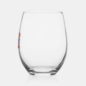 Leuke Halloween Ontwerpen Hippie Halloween Retro Wijnglas Zonder Voet (Links)