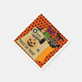 Leuke Halloween Paper Party servet (Hoek)