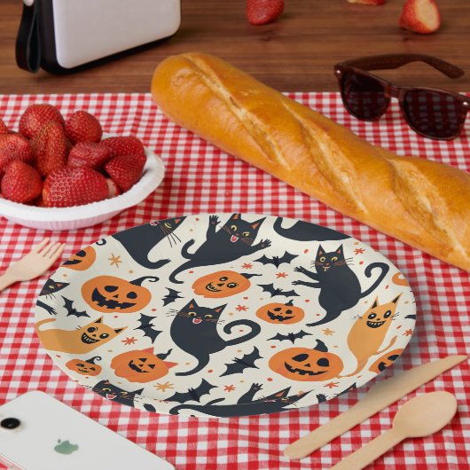Leuke Halloween papier bord (Picknick)