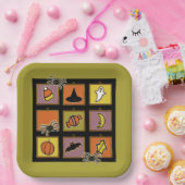 Leuke Halloween Papieren Bordje (Feest)