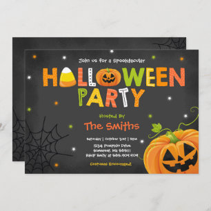 Leuke Halloween Party Spooktacular Halloween Party Kaart