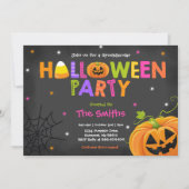 Leuke Halloween Party Spooktacular Halloween Party Kaart (Voorkant)