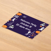 Leuke Halloween-patroon Acryl Uitnodigingen (Laagn)
