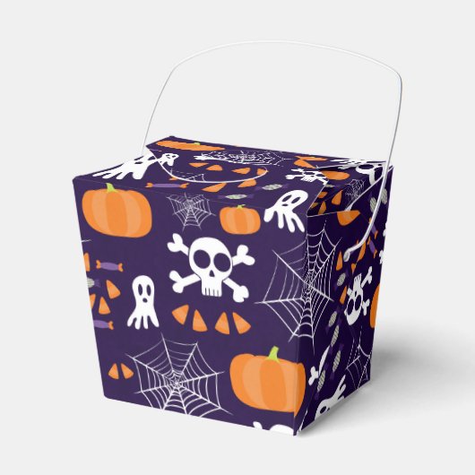 Leuke Halloween-patroon Bedankdoosjes (Voorkant Zijde)