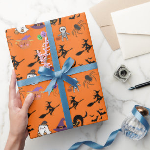 Leuke Halloween-patroon-cadeaupapier Cadeaupapier