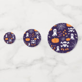Leuke Halloween-patroon Confetti (Voorkanten)