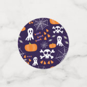 Leuke Halloween-patroon Confetti (Kleine voorkant)