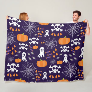 Leuke Halloween-patroon Fleece Deken
