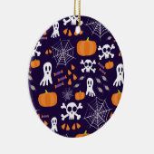 Leuke Halloween-patroon Keramisch Ornament (Rechts)