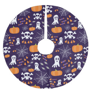 Leuke Halloween-patroon Kerstboom Rok