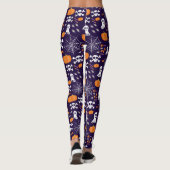 Leuke Halloween-patroon Leggings (Achterkant)