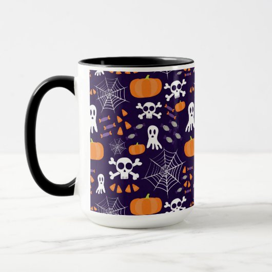 Leuke Halloween-patroon Mok (Links)