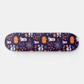 Leuke Halloween-patroon Persoonlijk Skateboard (Horizontaal)