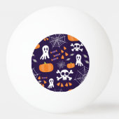 Leuke Halloween-patroon Pingpongbal (Achterkant)