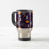 Leuke Halloween-patroon Reisbeker (Voorkant links)